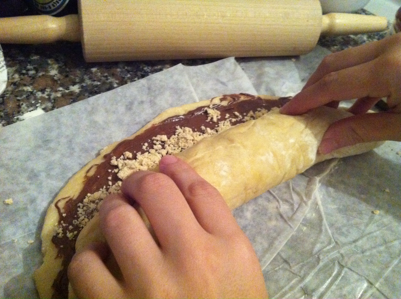 Chocolate and halva danish Mmmmitzi