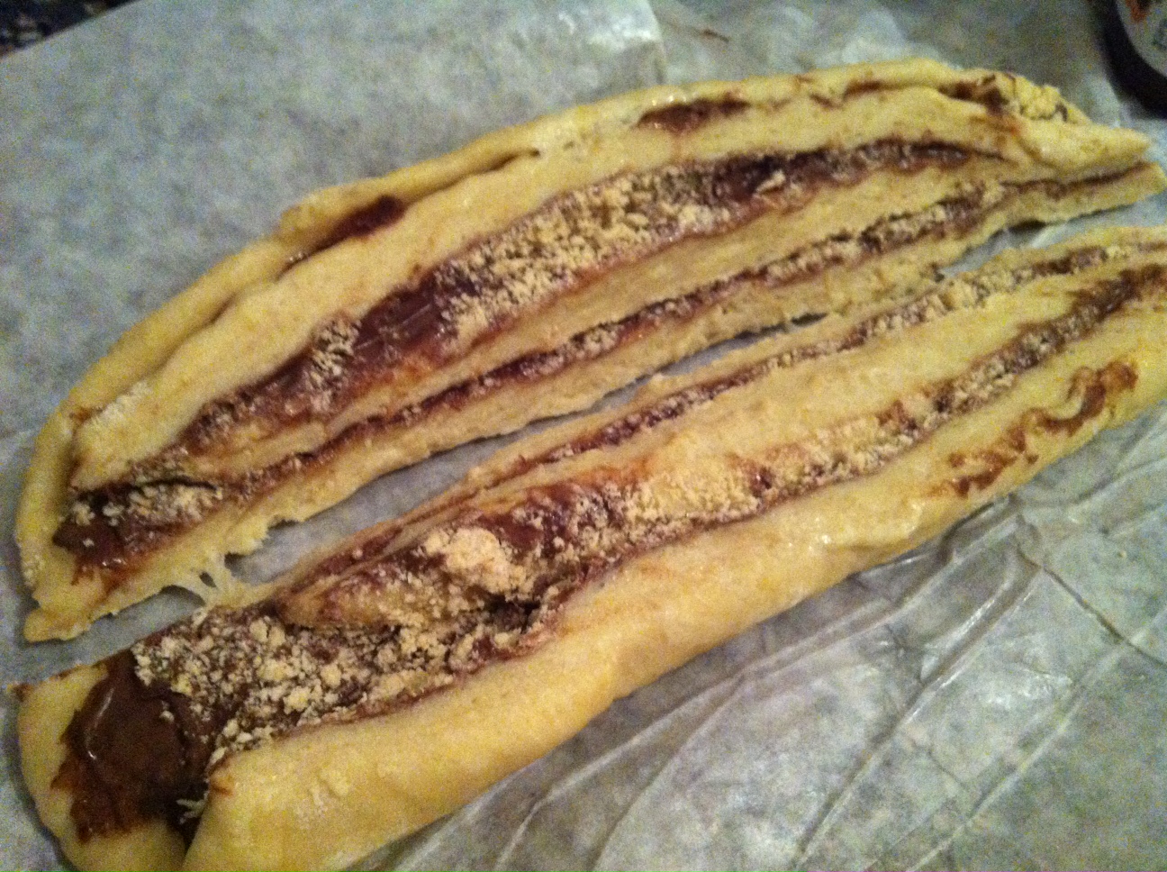 Chocolate and halva danish Mmmmitzi