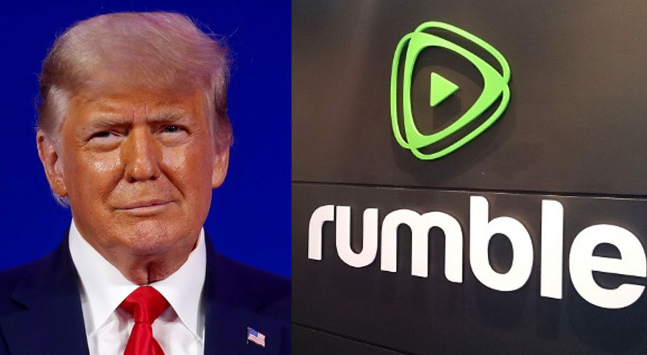 Trump joins video platform Rumble after social media ban