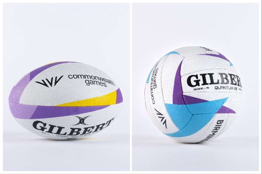 Netball and rugby sevens balls unveiled for Commonwealth Games Black