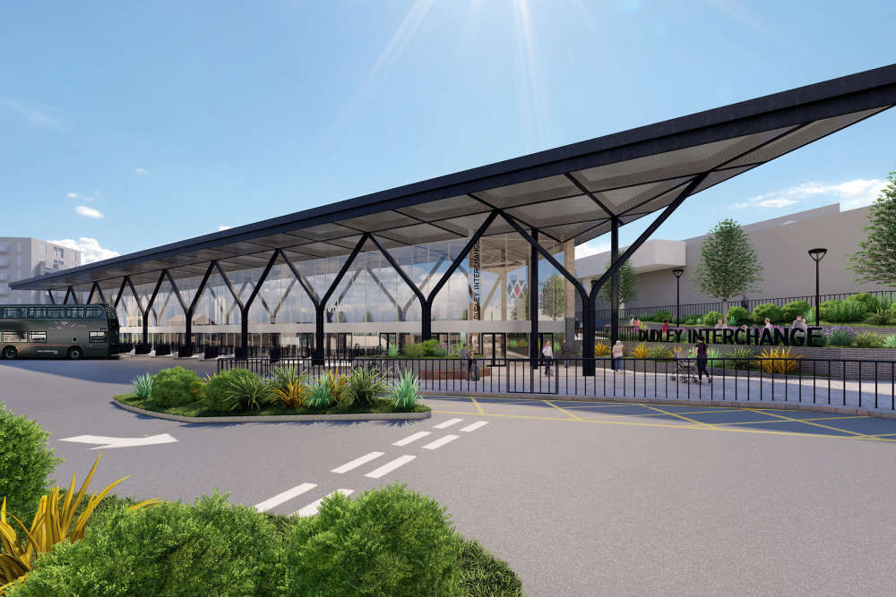 New pictures released of Dudley’s £24m bus and tram interchange Black