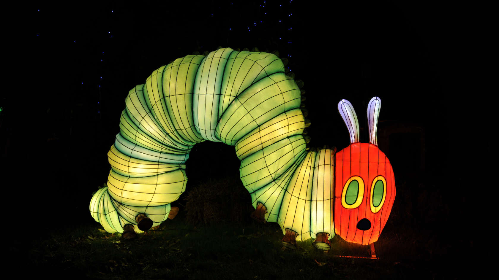 Very Hungry Caterpillar arrives in Milton Keynes for Land of Lights