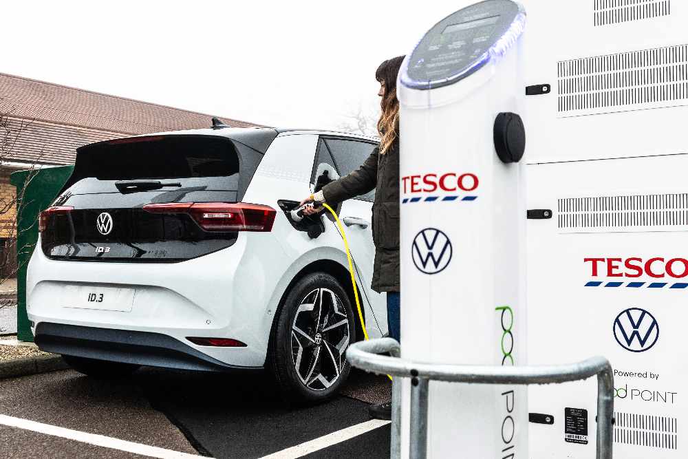 Tesco has installed its 200th free to use EV charging point in its