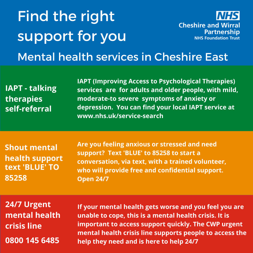 Local NHS trust highlights support on offer for World Mental Health Day