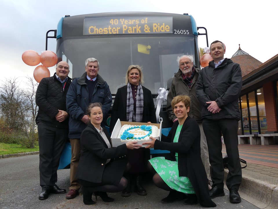 Council colleagues old and new celebrate four decades of Chester’s Park