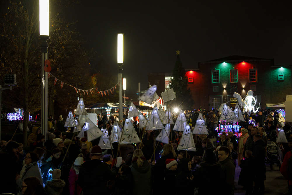 Ellesmere Port Christmas Lights Switch on Chester's Dee Radio