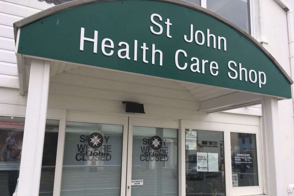 St John Healthcare Shop To Close Channel 103