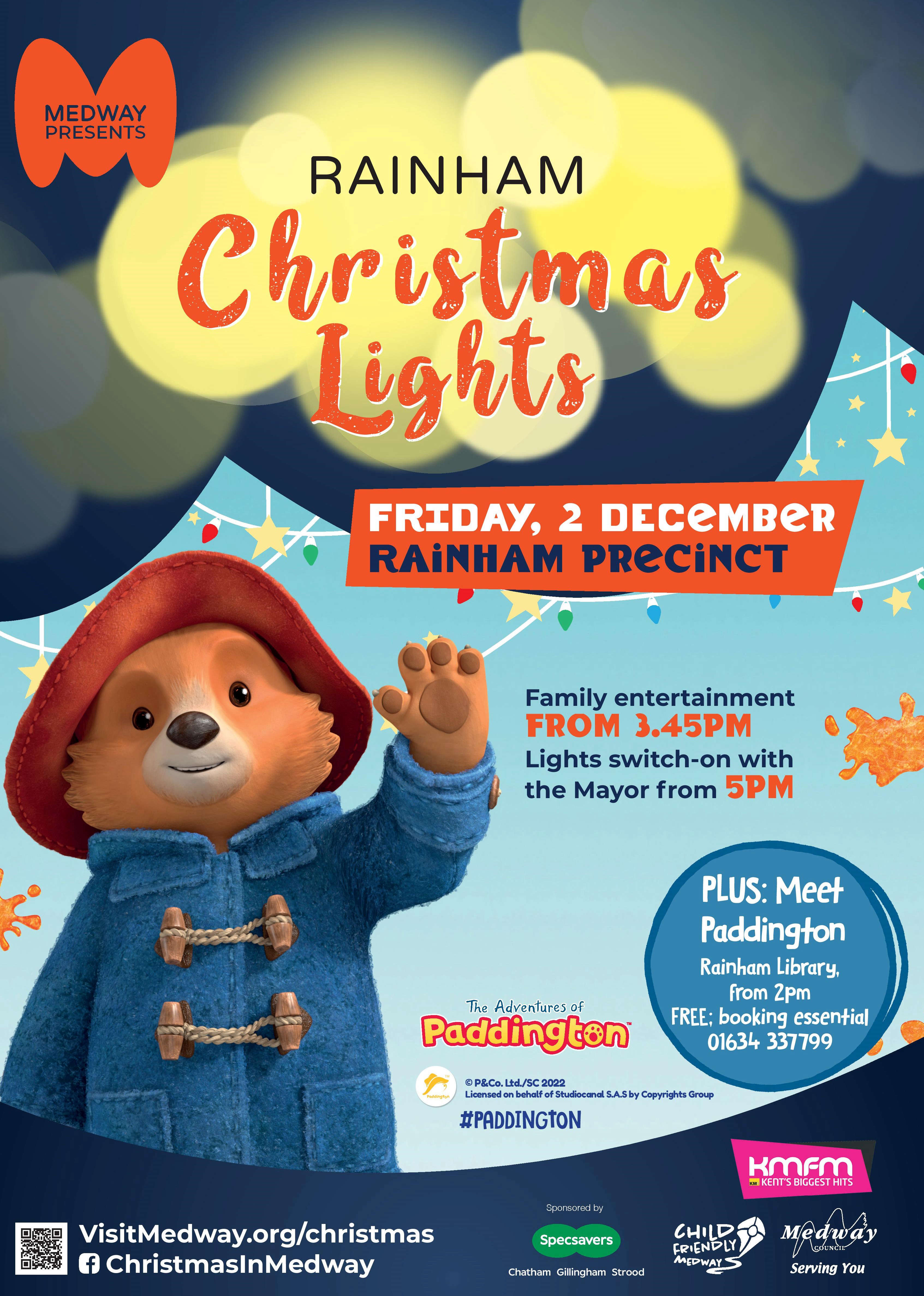 Rainham Christmas lights switchon 2022 kmfm