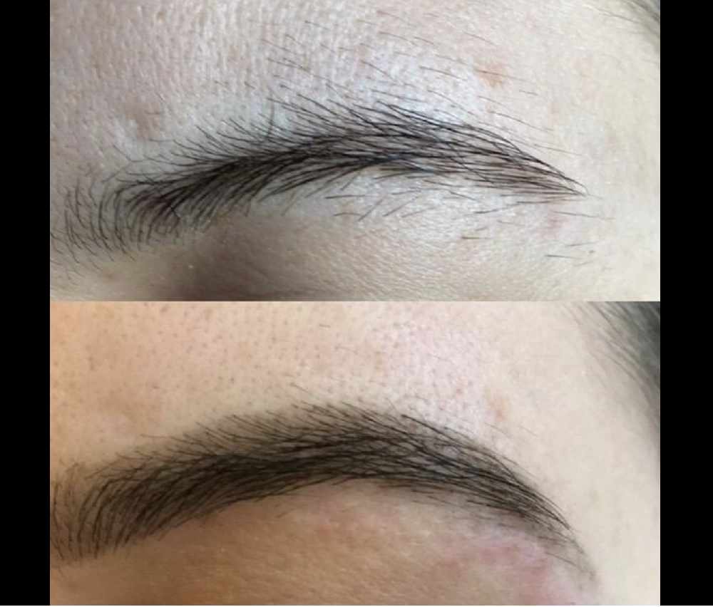 A brow tint available online is receiving 5 star reviews during