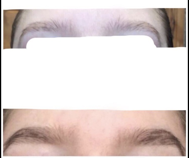 A brow tint available online is receiving 5 star reviews during