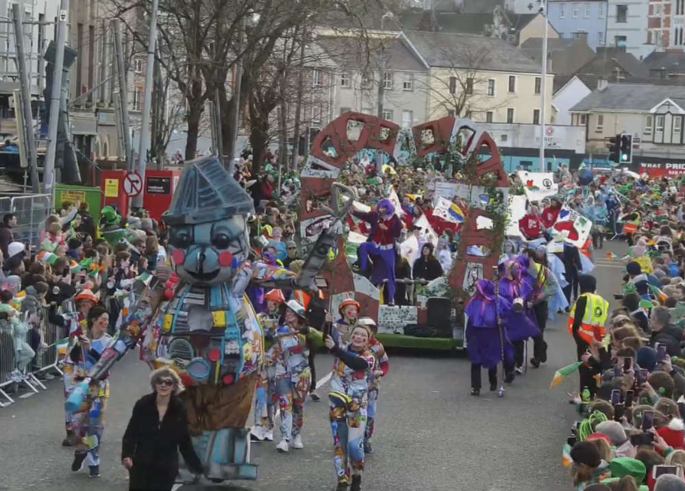 Thousands line the streets of Cork City for the St Patrick's Day Parade