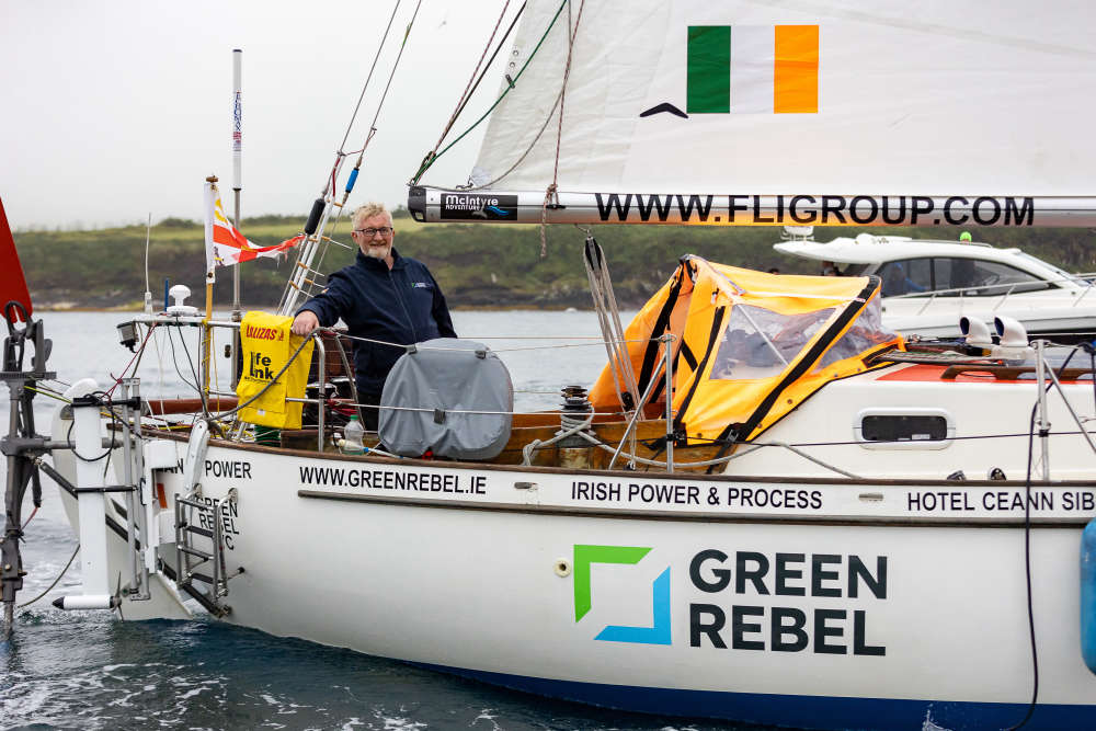 Irish sailor sets off from Crosshaven to sail around the world nonstop