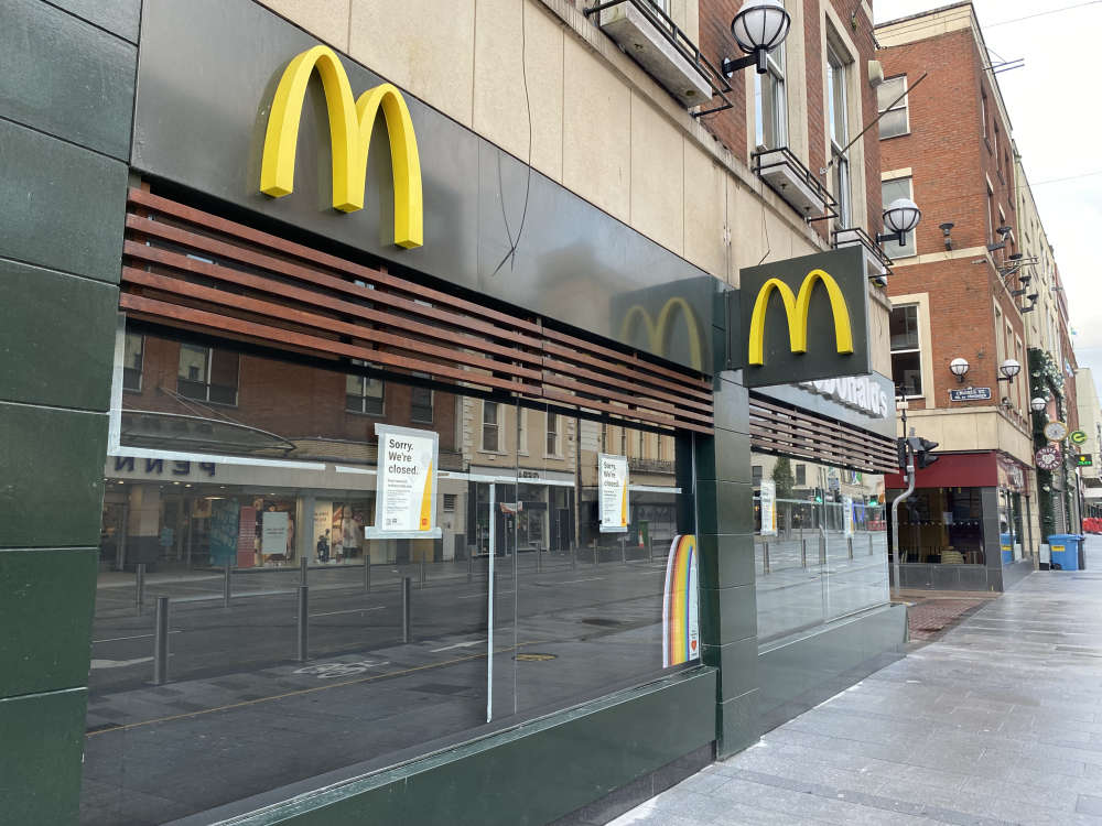 McDonald's on Cruises Street is now closed Limerick's Live 95