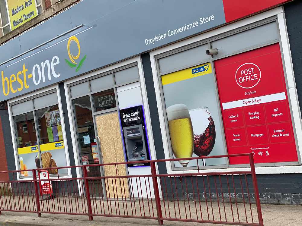 Droylsden Post Office closed after two breakins cause £8,000 damage