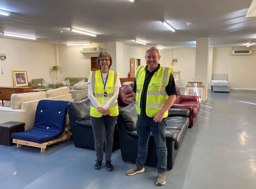 Oldham hospice to launch 'Furniture Hub' Not Really Here Group Tameside Radio, Tameside