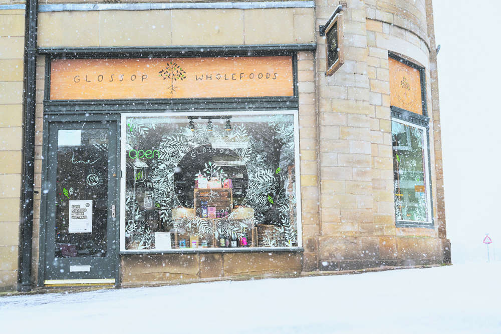 Winter art trail lights up Glossop's high street Not Really Here
