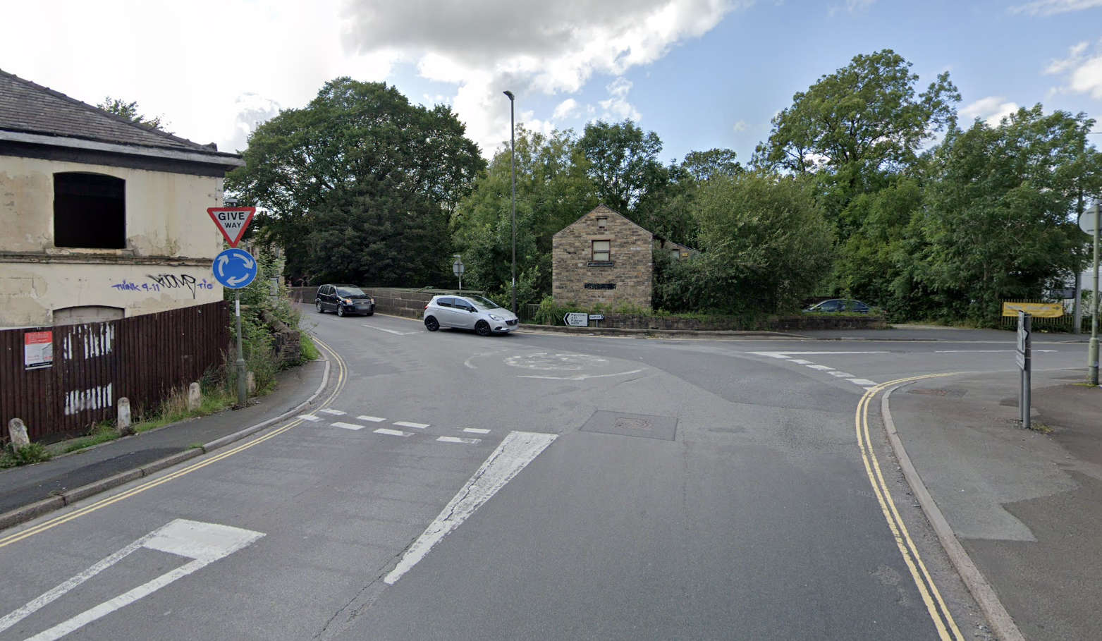Motorcyclist involved in collision at Woolley Bridge roundabout Quest