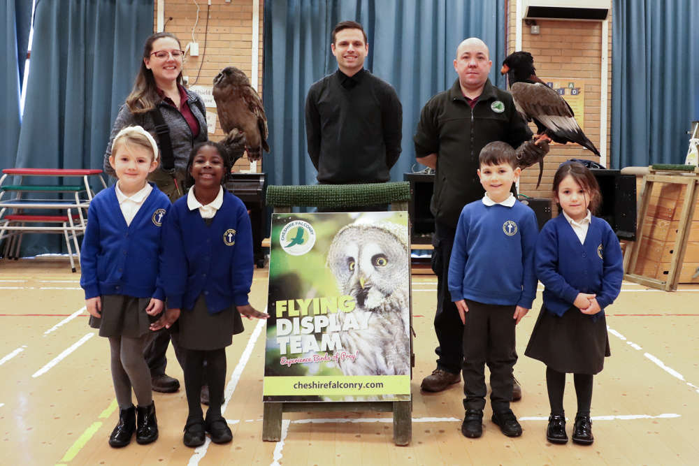 Birds of prey fly into Droylsden school Quest Media Network