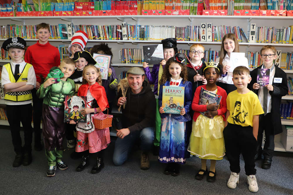 Week of book fun at Droylsden school Not Really Here Group Tameside