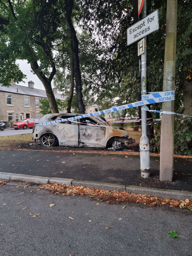 Police appeal after car fire in Hadfield Not Really Here Group