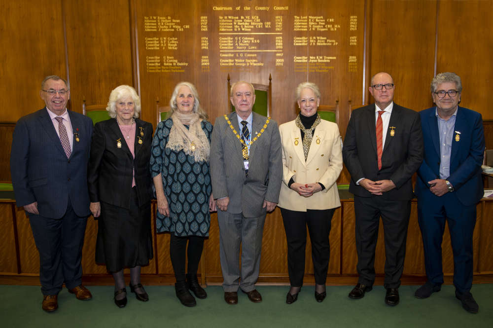 Derbyshire County Council recognises former councillors at ceremony