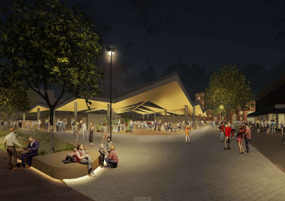 £10.8m plans for Ashton Market square revamp lodged Not Really Here