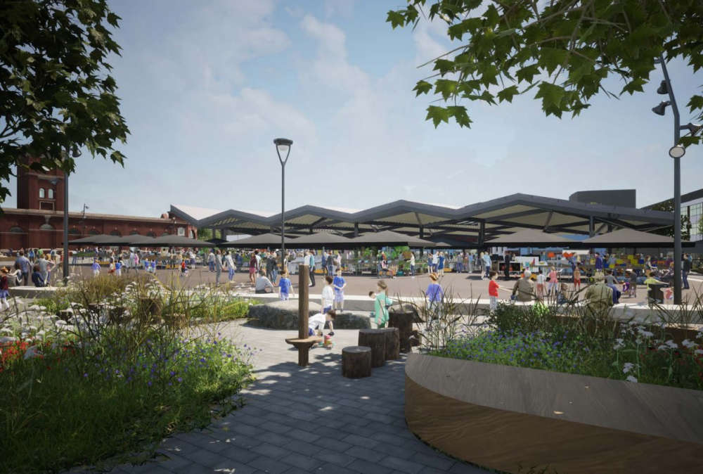 £10.8m plans for Ashton Market square revamp lodged Not Really Here