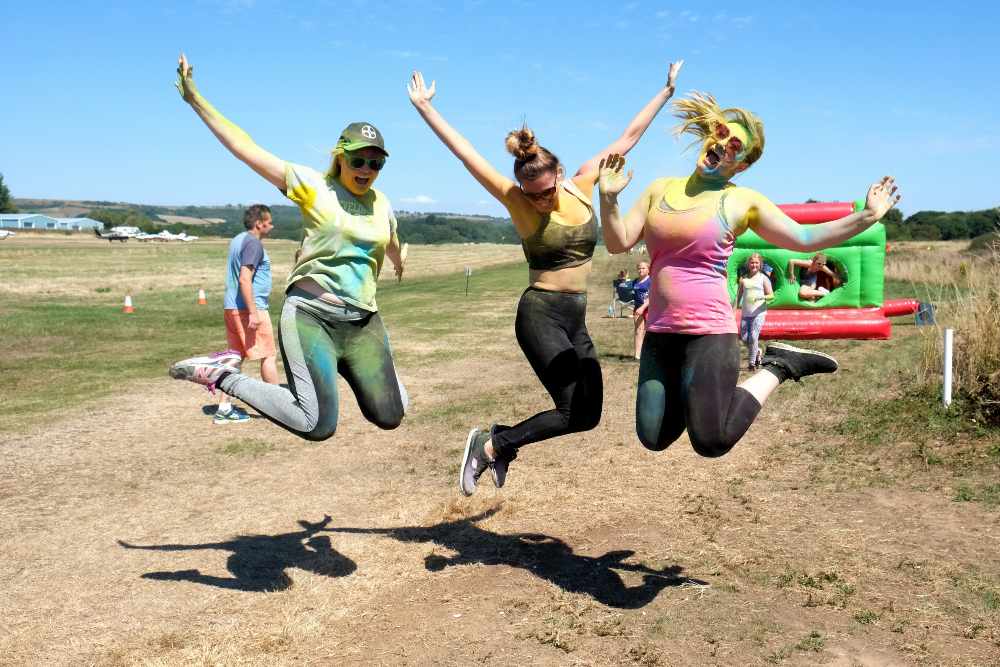 Rainbow Run Bubble Fun 2021 Isle of Wight Radio