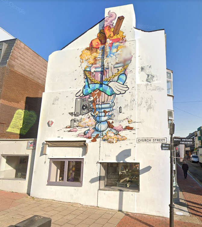 Brighton Ice Cream Shop's Colourful Murals May Return Following