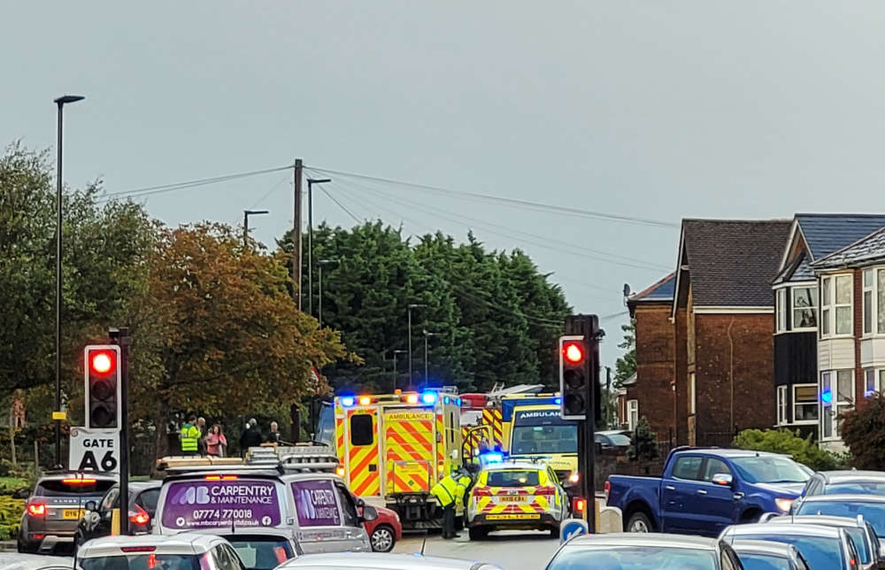 Crash Blocks Newport's Fairlee Road Isle of Wight Radio