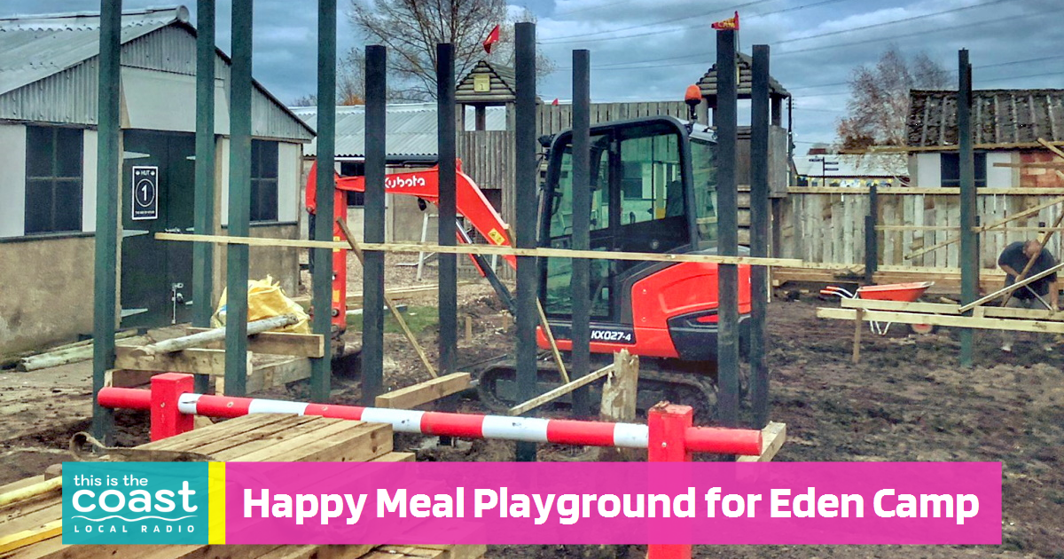 Recycled Happy Meal Toys Make Eden Camp Playground This is the Coast
