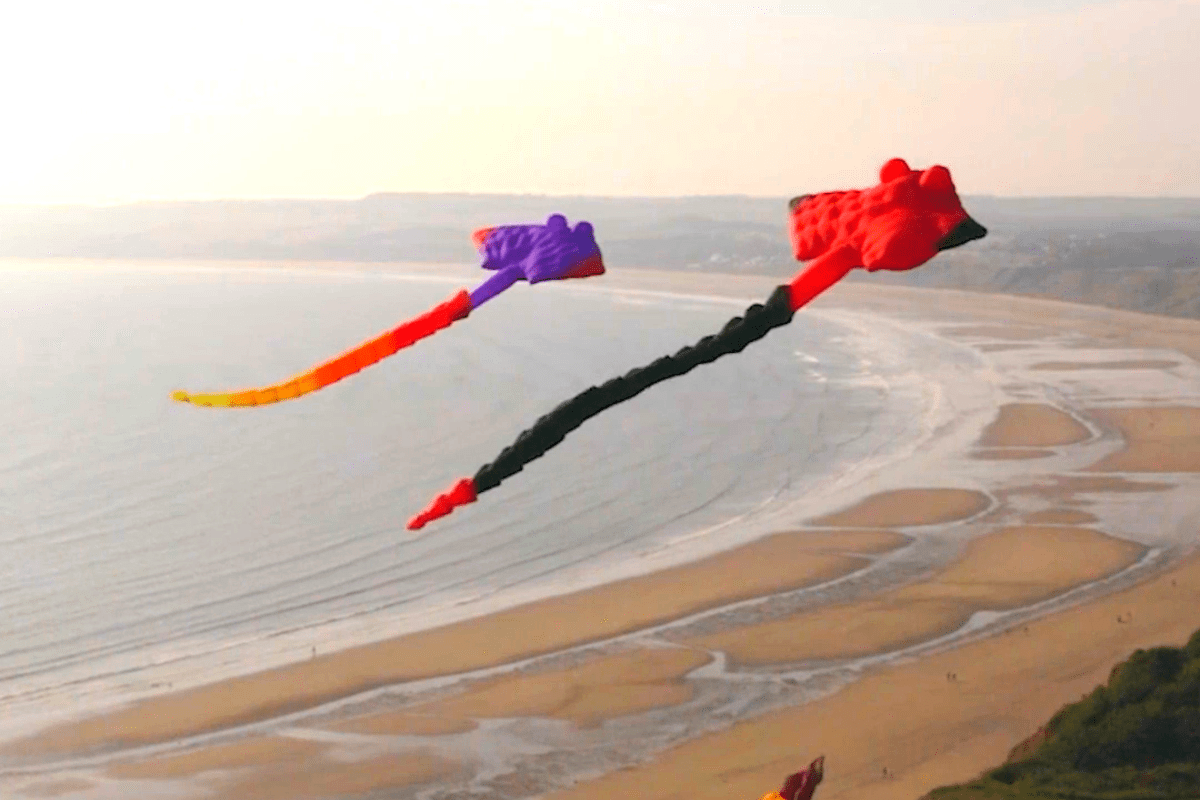 Drone Footage Shows Spectacle of Filey Kite Festival This is the Coast
