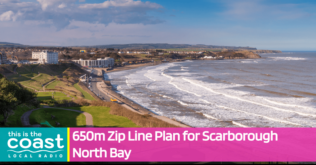650m Zip Line Plan for Scarborough North Bay This is the Coast