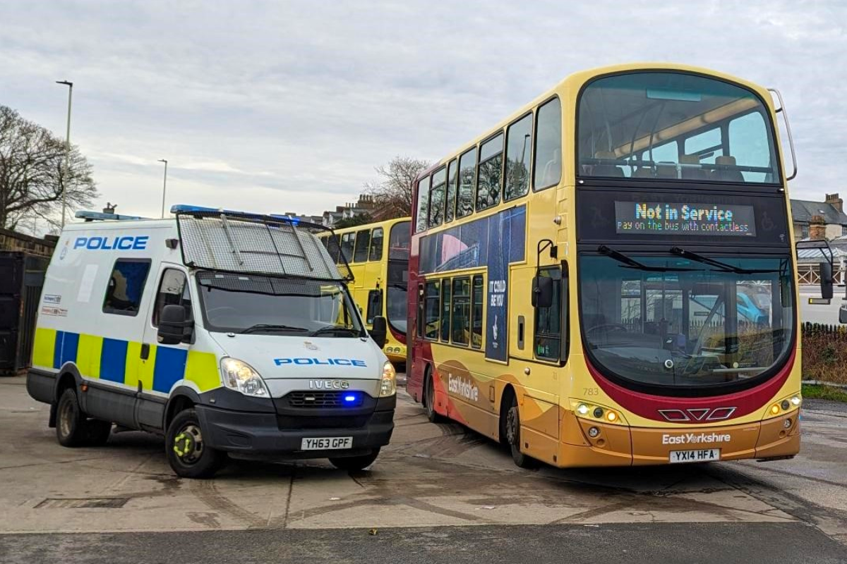 Busted Police use Double Deckers to Spot Mobile Phone Offenders in