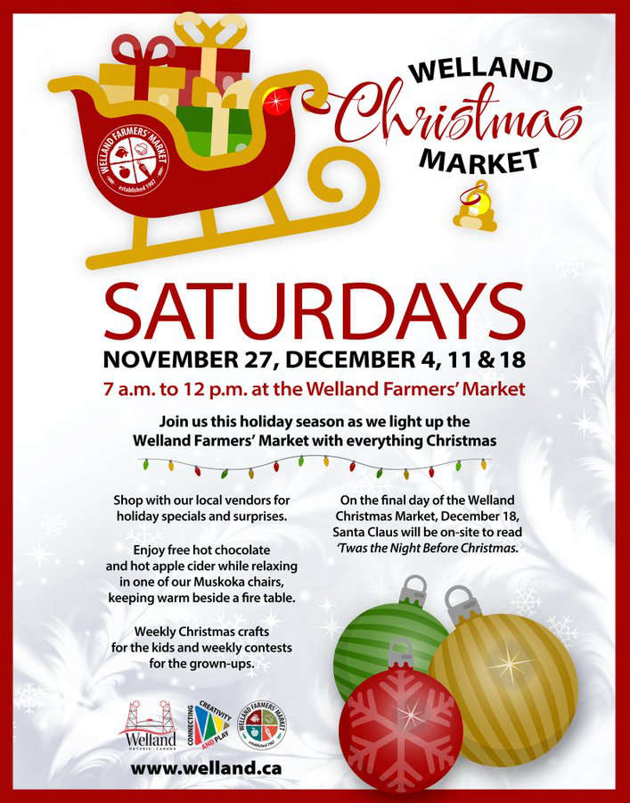 Welland to Hold First Annual Christmas Market The River