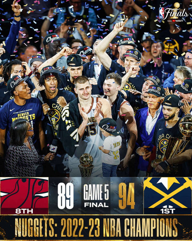 Denver Nuggets Win NBA Championship 104.7 Heart FM
