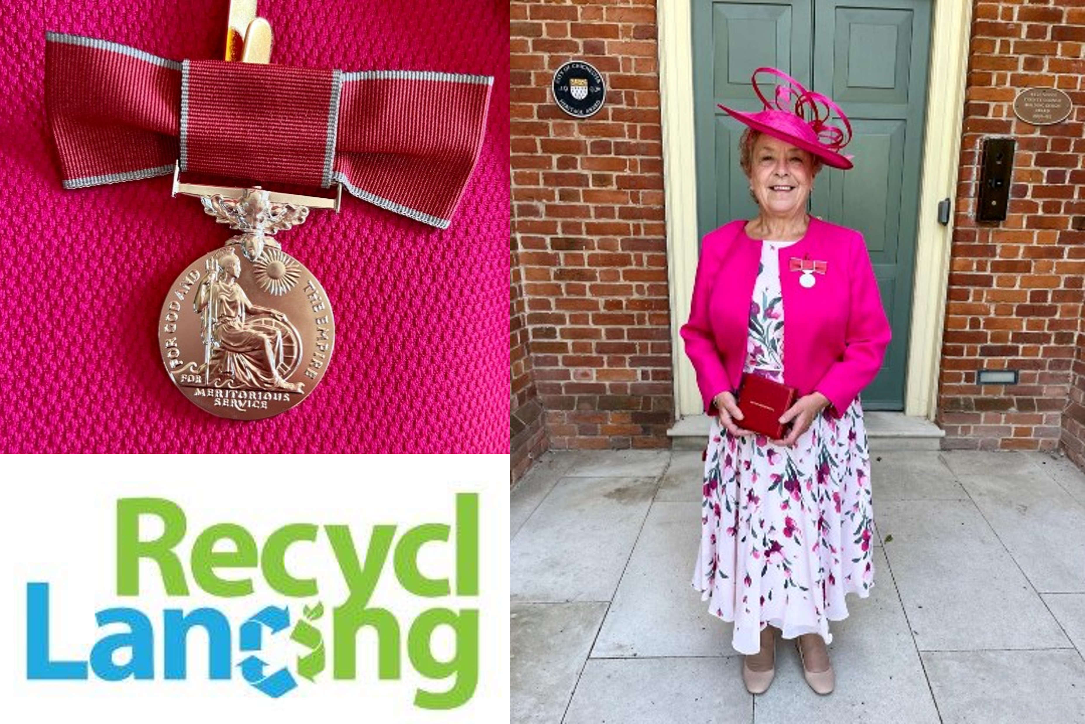Volunteer from Lancing receives a British Empire Medal for her service