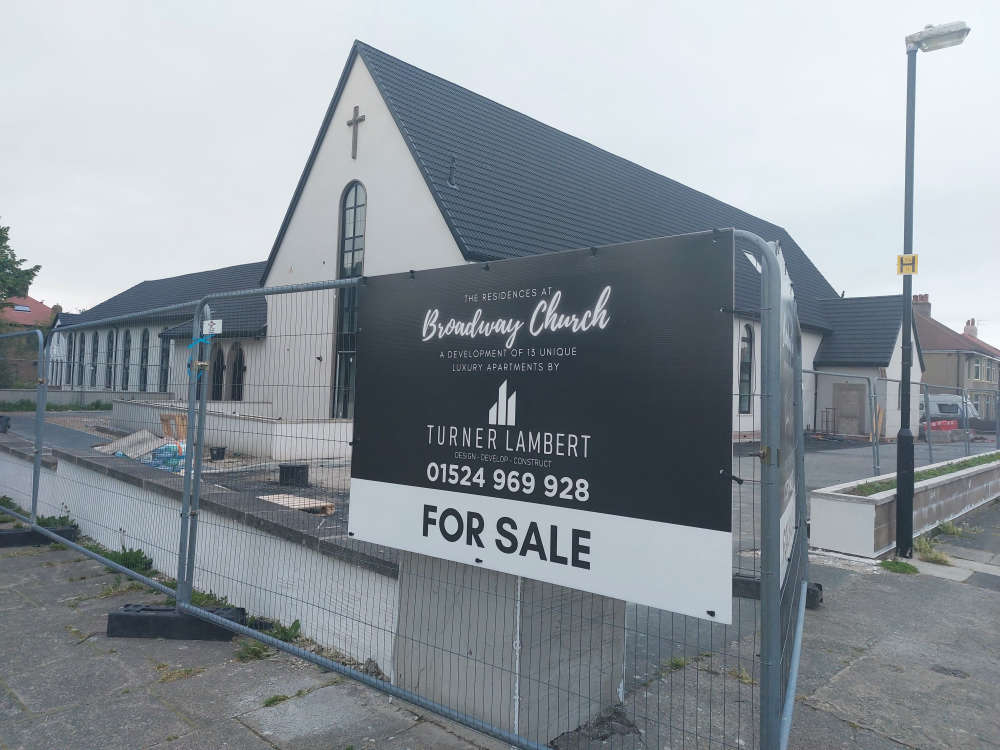 New luxury apartments at former Morecambe church go up for sale Beyond Radio