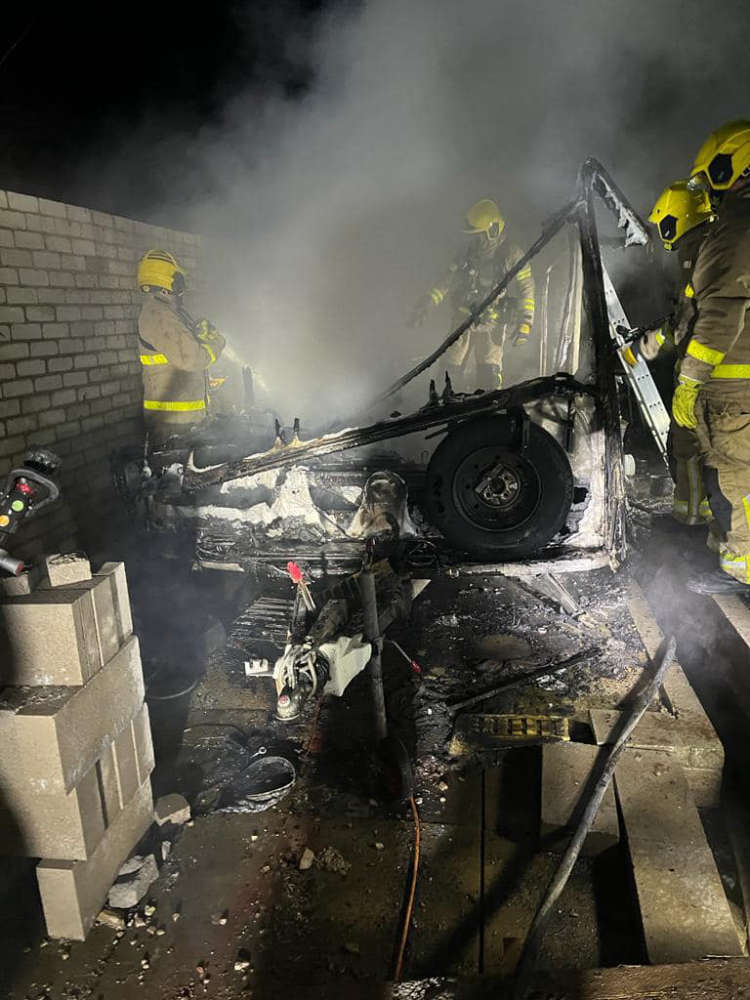 Crews attend caravan fire in Silverdale Beyond Radio