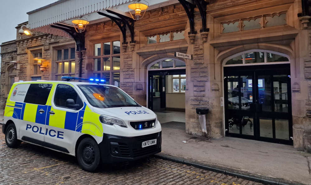 Man charged with assault after punching woman at Lancaster train