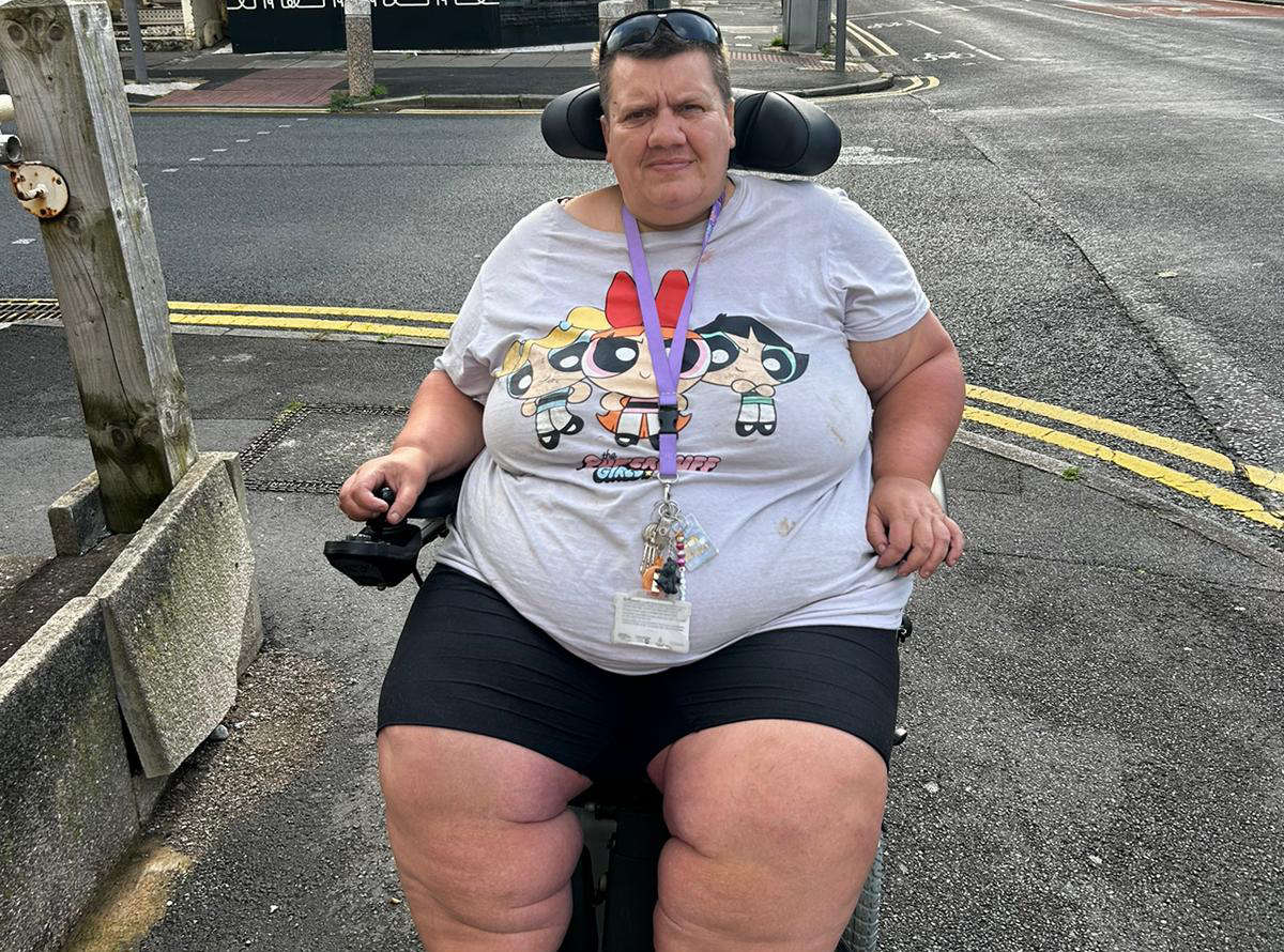 Morecambe woman's delight at new electric wheelchair after Beyond Radio appeal Beyond Radio