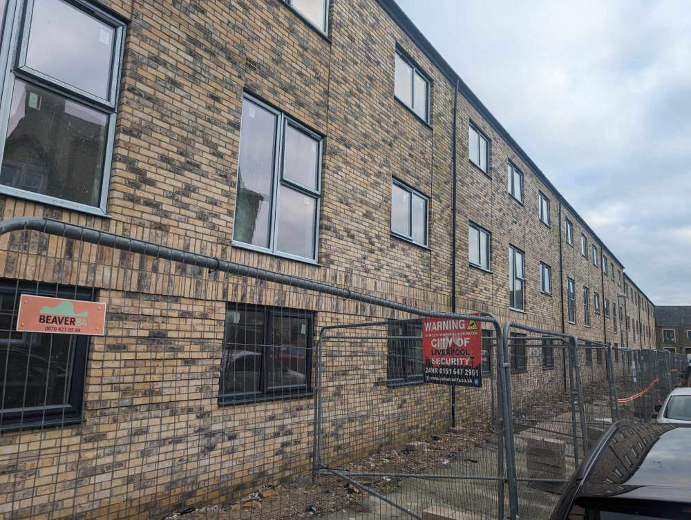 PHOTOS Work on 42 new apartments in West End of Morecambe nearing