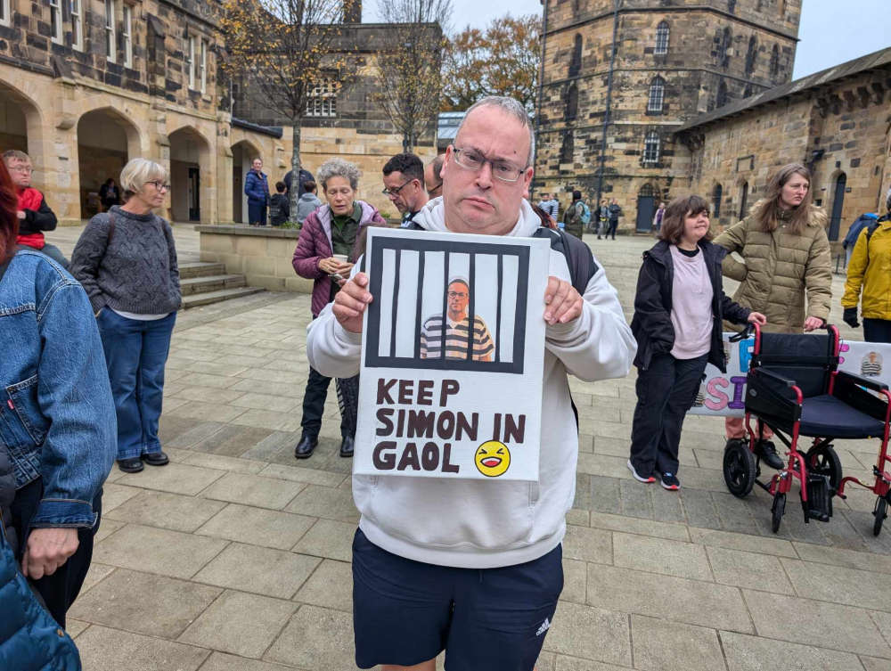 INTERVIEWS, PHOTOS and VIDEO 'Prisoners' are locked in Lancaster