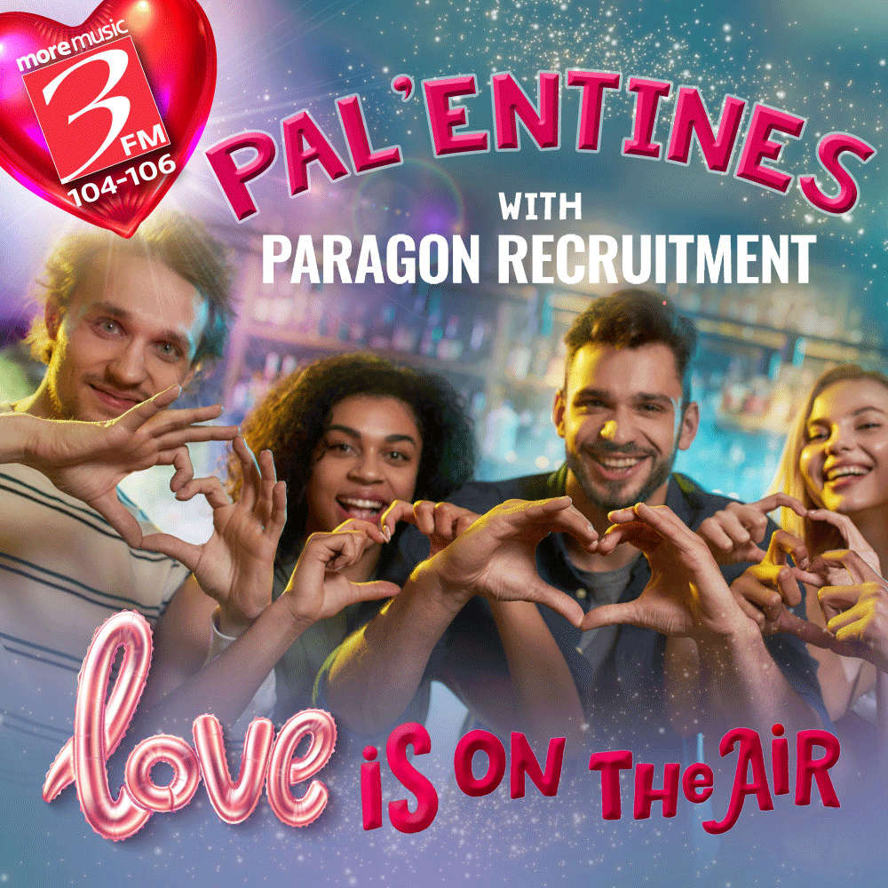 Pal'entines with Paragon Recruitment 3FM Isle of Man