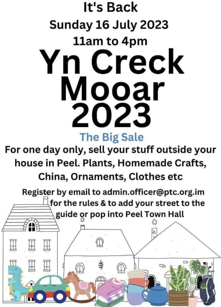 'Whole town car boot sale' in Peel today 3FM Isle of Man