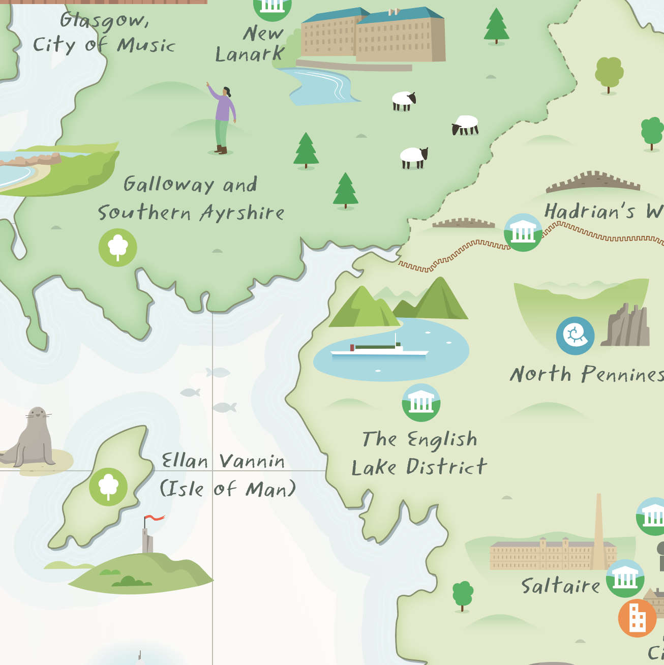 Isle of Man features in new map illustrating UNESCO sites 3FM Isle of Man