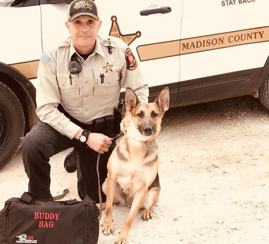 Three Arrested in Madison County Drug Bust That Saw K9 Officer