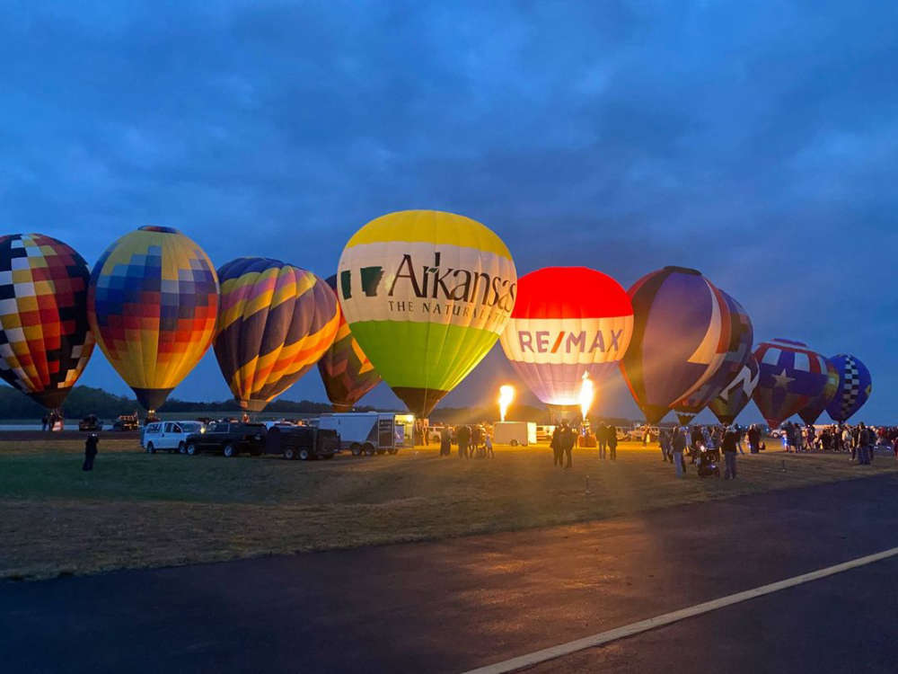 Hot Air Balloon Pilot Austin Albers was in Arkansas Hot Air Balloon