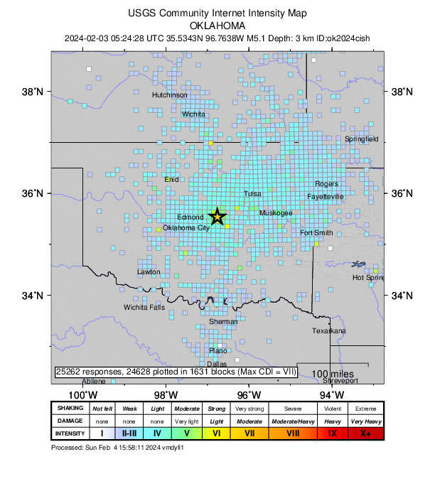 Oklahoma Earthquake Felt in Parts of the Ozarks 94.9FM & KHOZ AM900