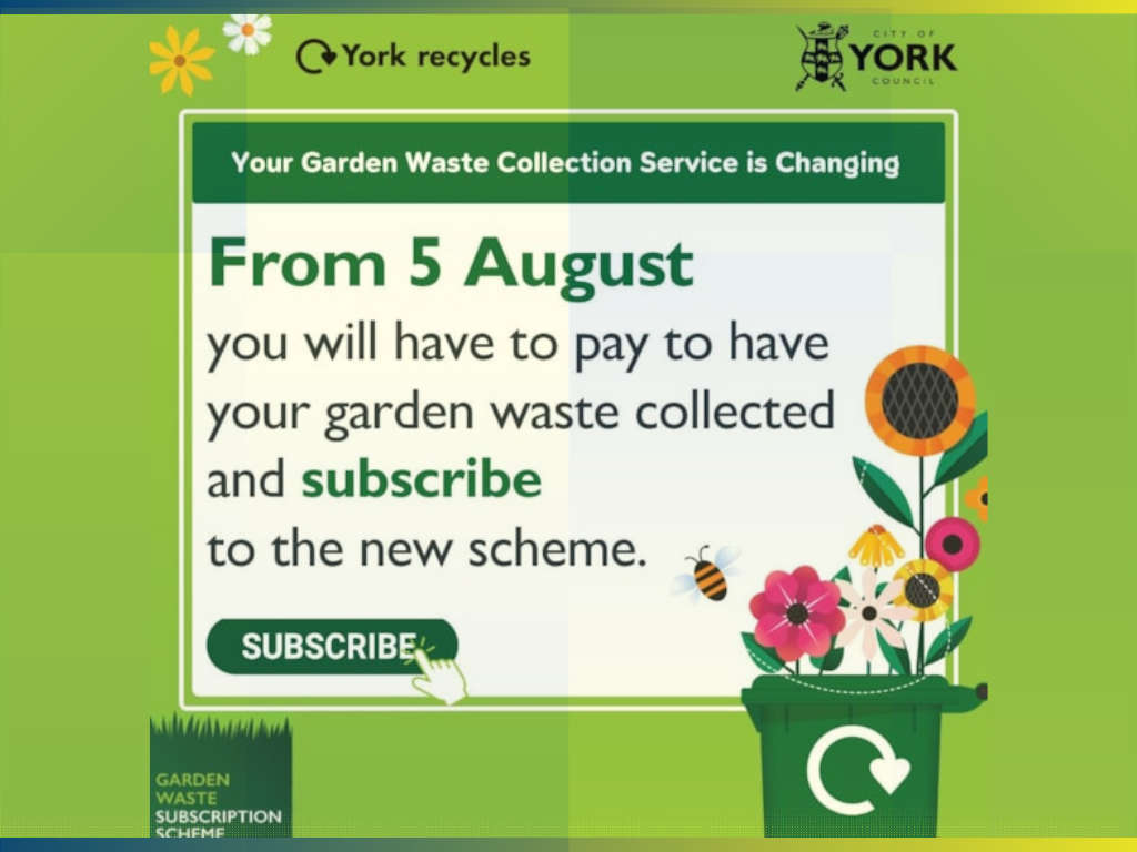 New Garden Waste Subscription Scheme launches in York YO1 Radio